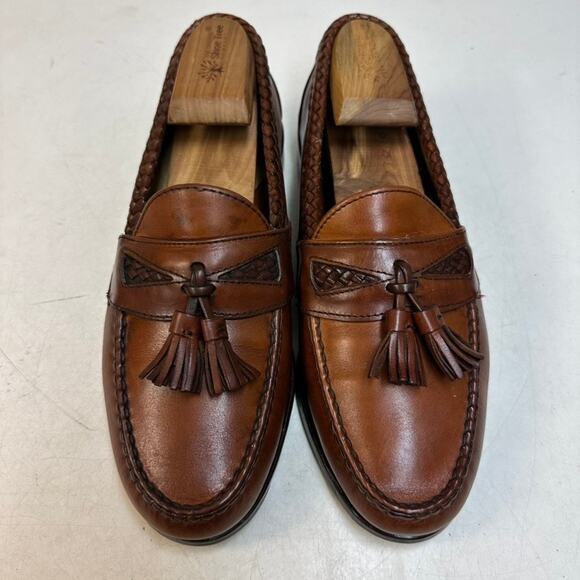 VERY GOOD Rancourt & Co. x FootJoy Tassel Loafer Handsewn Brown Made in USA 8 D main image 13